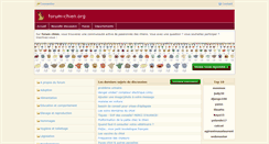 Desktop Screenshot of forum-chien.org